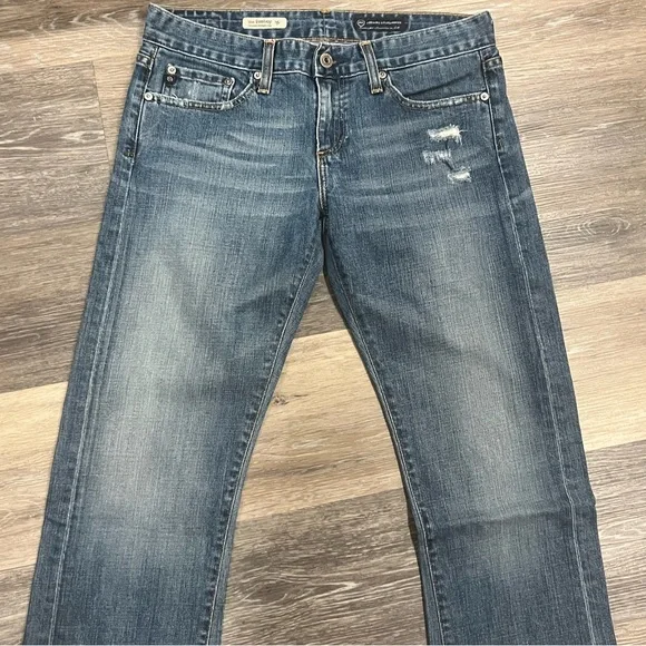 AG Adriano Goldschmied the Tomboy Relaxed Straight Leg Jeans 28R - Picture 4 of 9